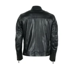 Helstons Race Leather Aniline Black Jacket