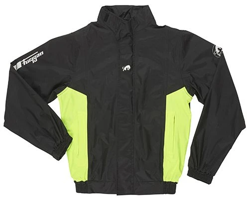 Furygan Neptune Black Yellow Fluo Rain Jacket 1 Furygan Neptune Black Yellow Fluo Rain Jacket