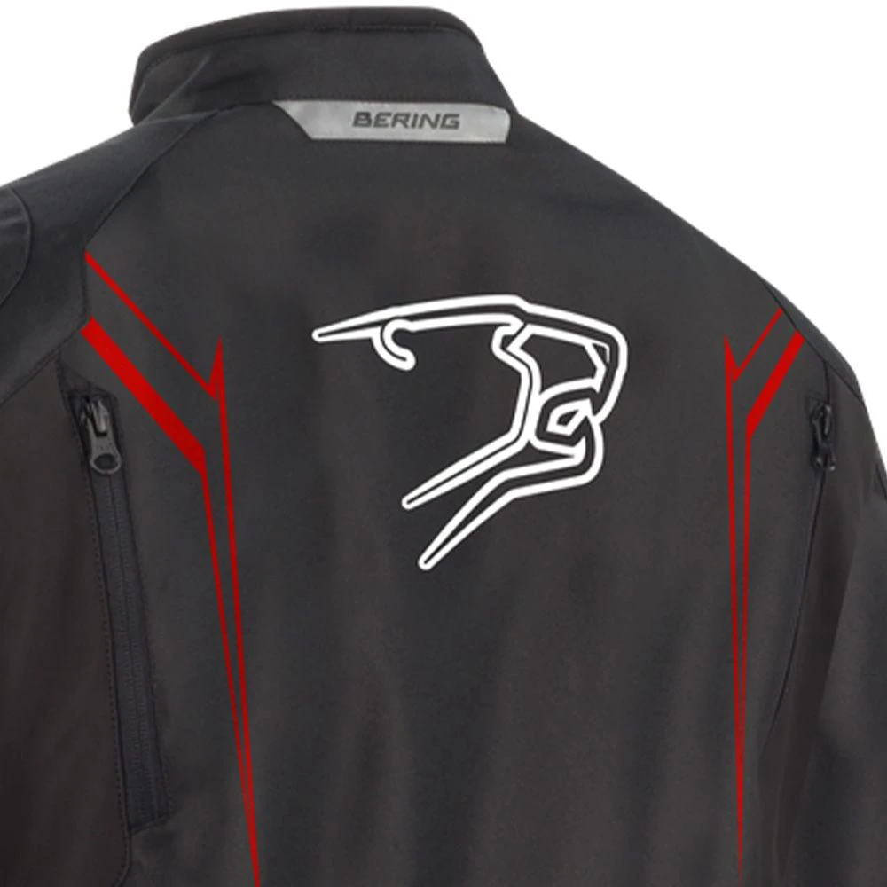 Bering Sweek Black White Red Jacket 1 Bering Sweek Black White Red Jacket