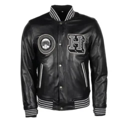 Helstons College Cuir Rag Black