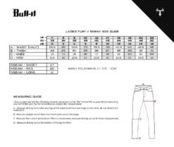 Bull-It Fury V Lady Jeggings Black Long