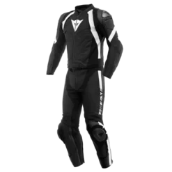 Dainese Avro 4 Leather 2Pcs Suit Black Matt Black Matt White -Helstons Winkel dainese avro 4 leather 2pcs suit s t black matt black matt white 1 1