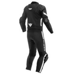 Dainese Avro 4 Leather 2Pcs Suit Black Matt Black Matt White -Helstons Winkel dainese avro 4 leather 2pcs suit s t black matt black matt white 3 1