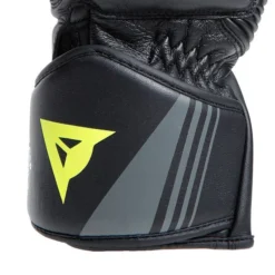 Dainese Druid 4 Leather Gloves Black Charcoal Gray Fluo Yellow -Helstons Winkel dainese druid 4 leather gloves black charcoal gray fluo yellow 4
