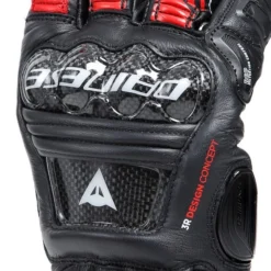 Dainese Druid 4 Leather Gloves Black Lava Red White -Helstons Winkel dainese druid 4 leather gloves black lava red white 6