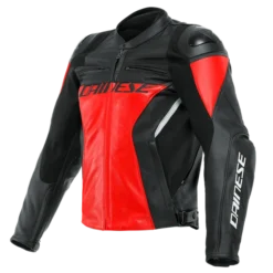 Dainese Racing 4 Leather Jacket Lava Red Black -Helstons Winkel dainese racing 4 leather jacket lava red black 1