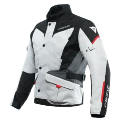 Dainese Tempest 3 D-Dry Glacier Gray Black Lava Red