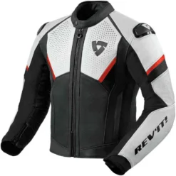 REV'IT! Jacket Matador Black Neon Red