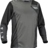 Fly Racing MX Jersey Kinetic Jet Grey Dark Grey Black