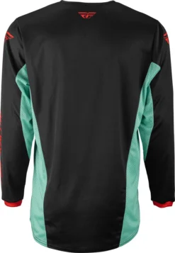 Fly Racing MX Jersey Kinetic S.E. Rave Black Mint Red