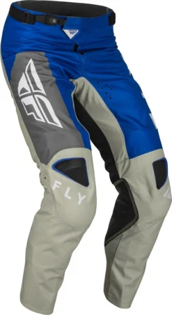 Fly Racing MX Pants Kinetic Jet Blue Grey White