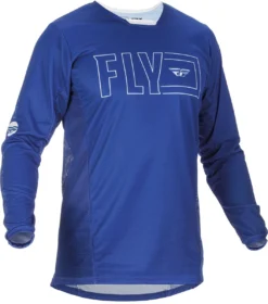 FLY Racing Kinetic Fuel Jersey Blue White
