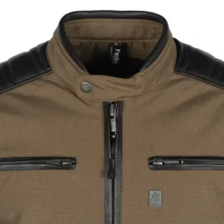 Helstons CRUISER Cuir-Tissu Nylon Kaki -Helstons Winkel helstons cruiser cuir tissu nylon kaki 6