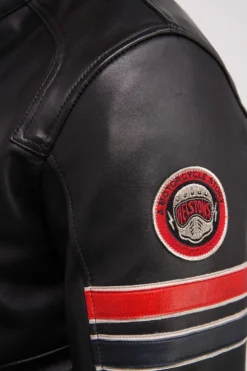 Helstons Elron Leather Rag Black -Helstons Winkel helstons elron leather rag black 3