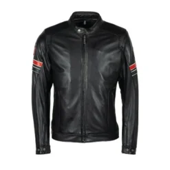 Helstons Elron Leather Rag Black