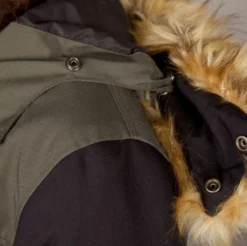 Helstons Selena Fabrics Black Kaki Jacket -Helstons Winkel helstons selena fabrics black kaki jacket 4