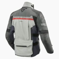 REV'IT! Dominator 3 GTX Silver Blue Motorcycle Jacket