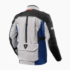 REV'IT! Sand 4 H2O Silver Blue Motorcycle Jacket