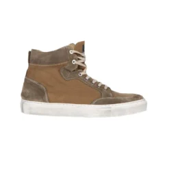 Helstons Kobe Canvas Armalith Leather Khaki Khaki Shoes