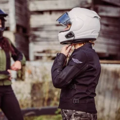 Motogirl Jodie Mesh Jacket Black -Helstons Winkel motogirl jodie mesh jacket black 5 1