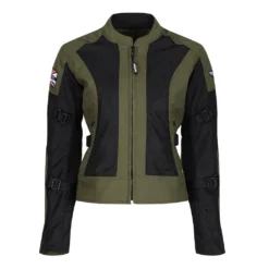 Motogirl Jodie Mesh Jacket Khaki Green -Helstons Winkel motogirl jodie mesh jacket khaki green 1