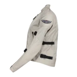 Motogirl Jodie Mesh Jacket Natural -Helstons Winkel motogirl jodie summer jacket natural 3 1