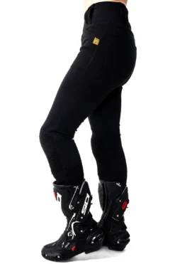 MotoGirl Ribbed Knees Tall Full