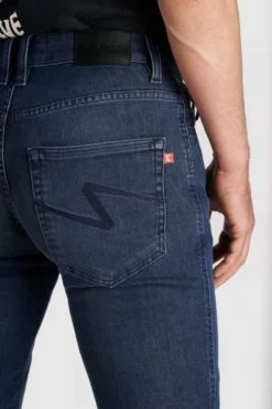 Pando Moto Robby Cor Sk Motorcycle Jeans Men'S Slim-Fit Cordura Blue