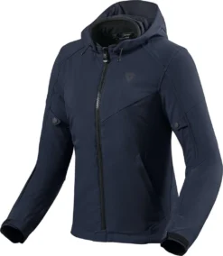REV'IT! Afterburn Lady Donkerblauw -Helstons Winkel rev it burn 2 lady dark navy motorcycle jacket