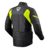 REV'IT! Jacket Duke H2O Black Neon Yellow