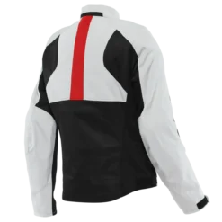 Dainese Risoluta Air Tex Lady Jacket Glacier Gray Lava Red
