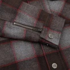 ROKKER Chicago Rider Shirt Grey Red -Helstons Winkel rokker chicago rider shirt grey red 5