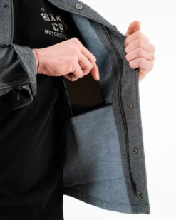 ROKKER Boston Rider Grey -Helstons Winkel rokker rider shirt 3