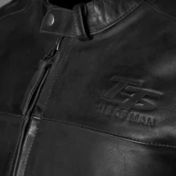 RST Iom Tt Brandish 2 Ce Mens Leather Jacket Black