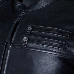 RST Iom Tt Hillberry 2 Ce Mens Leather Jacket Black -Helstons Winkel rst iom tt hillberry 2 ce mens leather jacket black 2