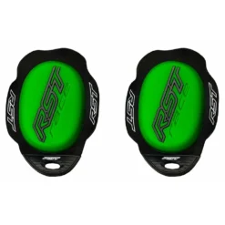 RST TPU Standard Knee Sliders With Puller Neon Green -Helstons Winkel rst tpu standard knee sliders with puller neon green 2