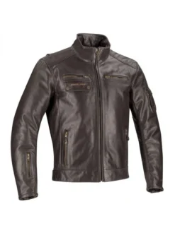 Segura Cesar Waterproof Bruin -Helstons Winkel segura cesar brown waterproof leather motorcycle jacket 1