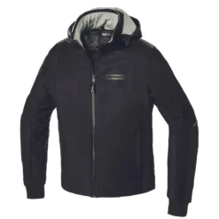 Spidi Hoodie Armor H2Out Black Motorcycle