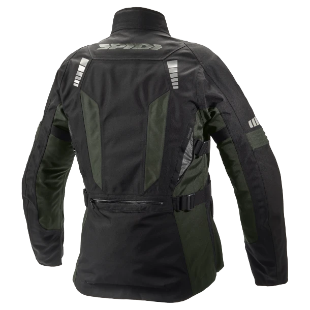 Spidi Outlander H2Out Donker Groen Zwart 1 Spidi Outlander H2Out Donker Groen Zwart