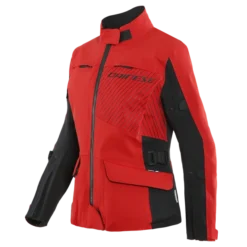 Dainese Tonale Lady D-Dry XT Tour Red Lava Red Black Motorcycle Jacket -Helstons Winkel tonale lady d dry