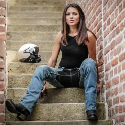 Trilobite 661 Parado Regular Fit Ladies Jeans Blue Level 2